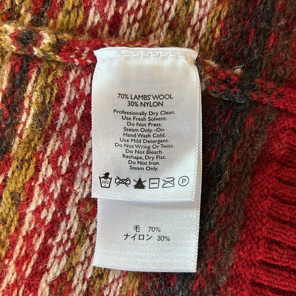 Eddie Bauer Fair Isle Wool Sweater - Picture 10 of 12